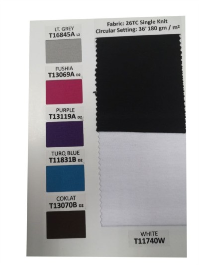 MS-MEGH   260TC Single Knit  36'' 180gm/m2  馬來西亞 45度照